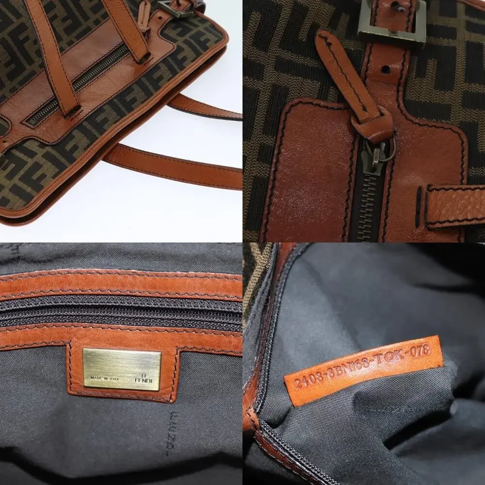Fendi Zucca Tote Bag Brown